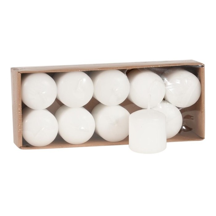 MOCCOLO BIANCO D.38MM. H.42MM.